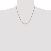 14k 2.35mm Mariners Link Chain