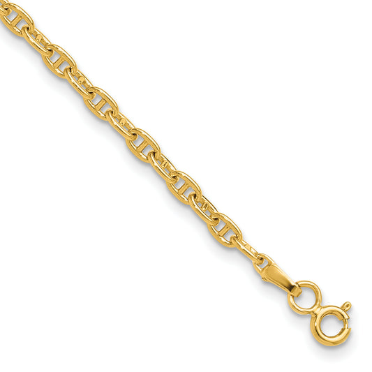 14k 3.0mm Mariners Link Chain