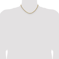 14k 3.5mm D/C Mariner Anchor Chain