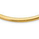 14k 6mm Domed Omega Necklace
