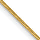 14k .8mm Octagonal Snake Chain
