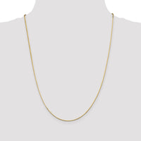 14k 1mm Octagonal Snake Chain