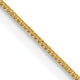 14k .5mm Box with Spring Ring Clasp Chain