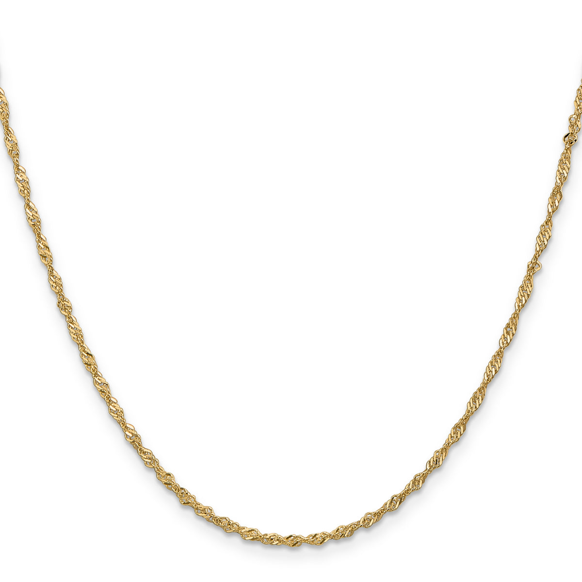 14k 1.70mm Singapore Chain