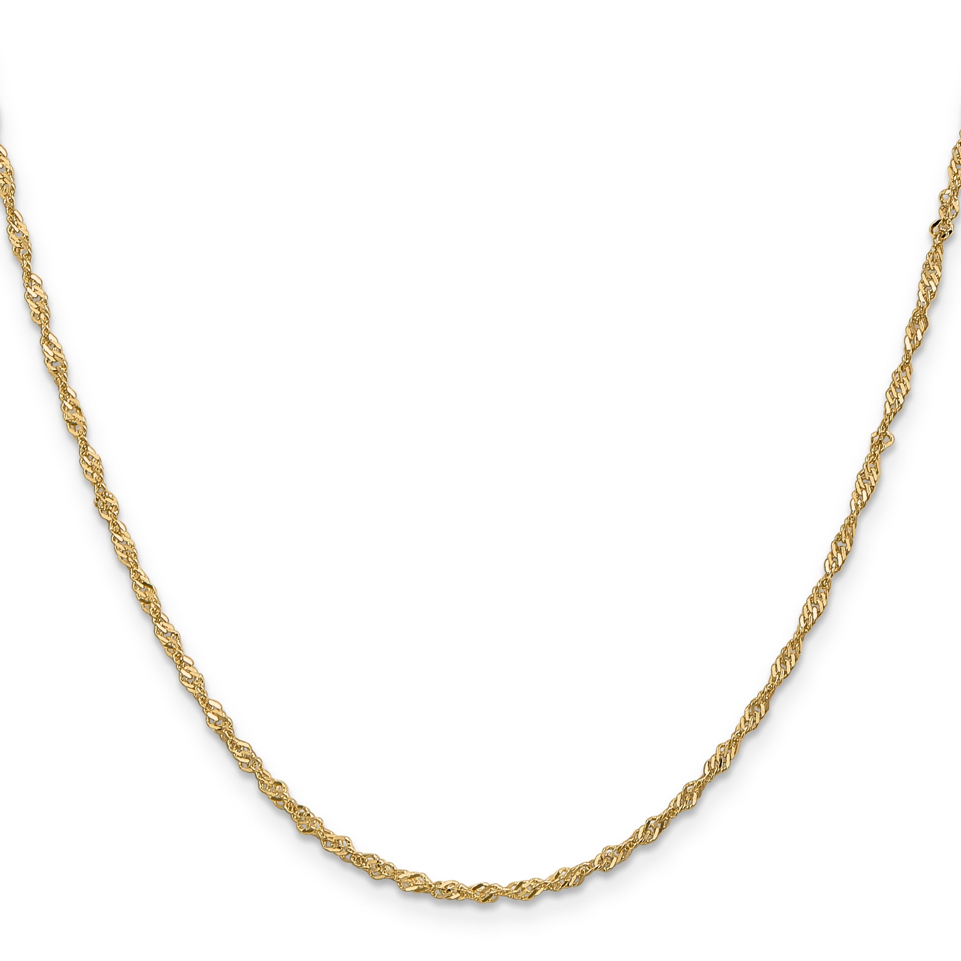 14k 1.70mm Singapore Chain