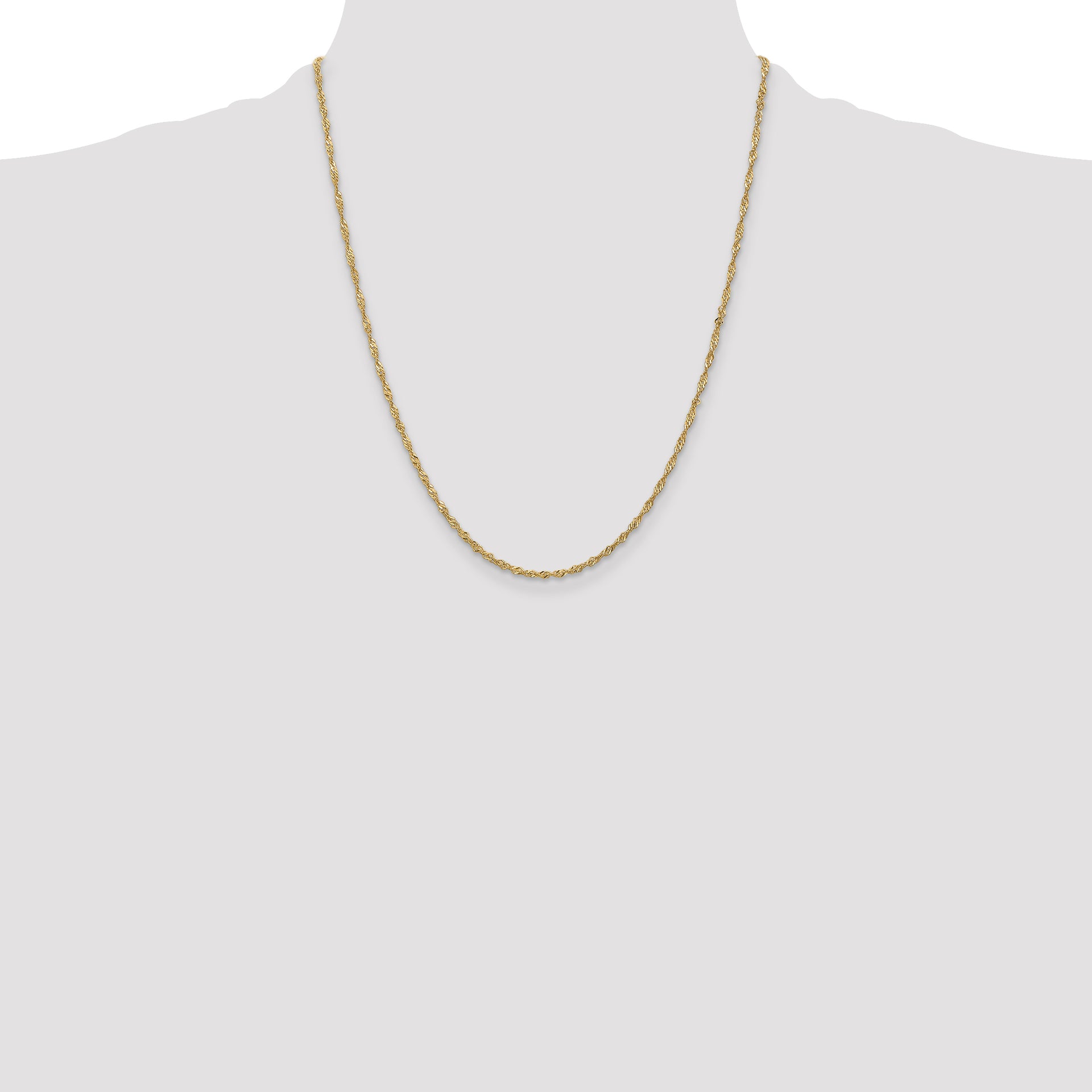 14k 1.70mm Singapore Chain