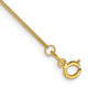 14ky .9mm Curb Chain Anklet
