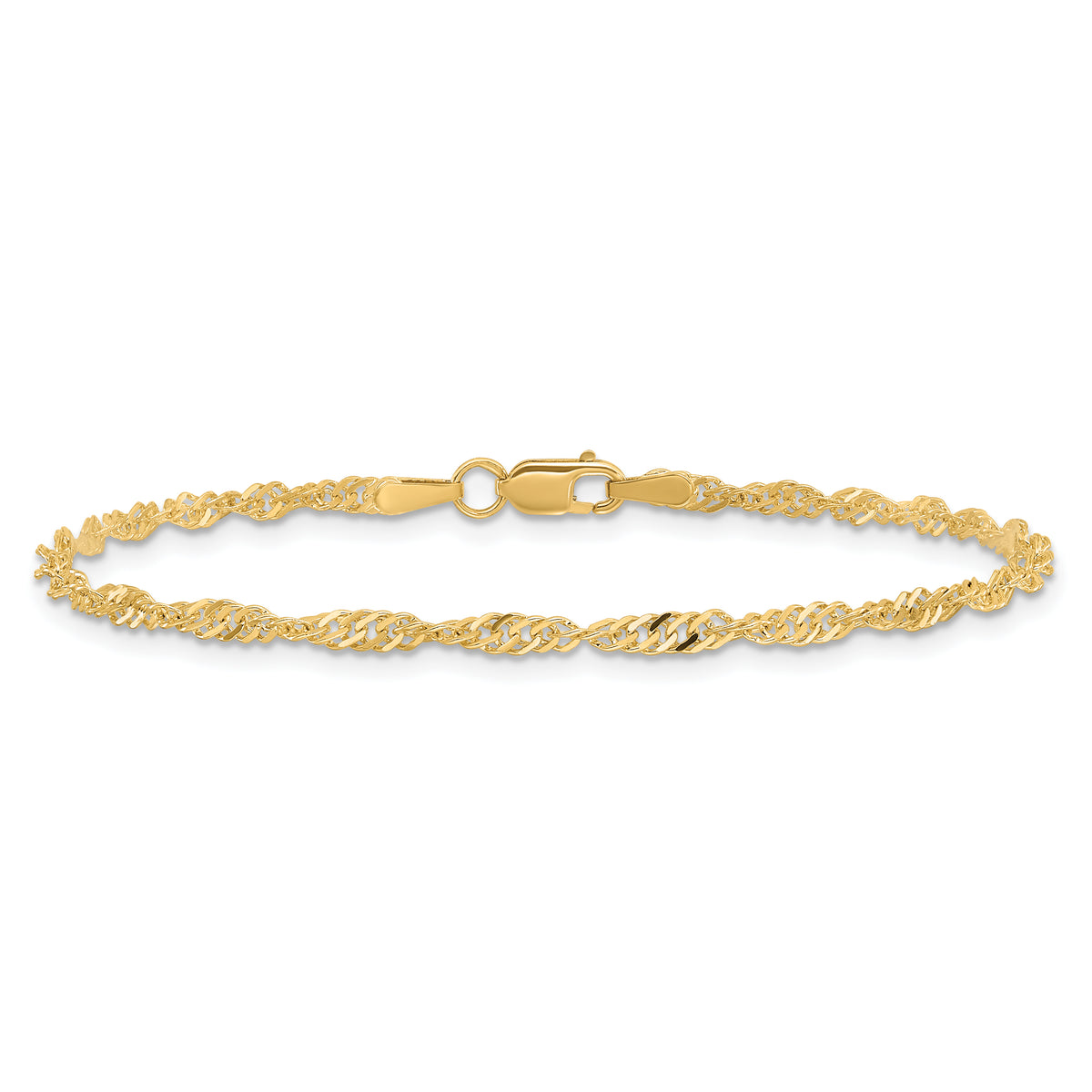 14k 2mm Singapore Chain