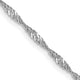 14k WG 1.7mm Singapore Chain