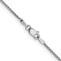 14k White Gold 1.25mm D/C Spiga Chain