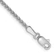14k White Gold 1.7mm D/C Spiga Chain