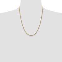 14k 2.1mm Spiga Chain