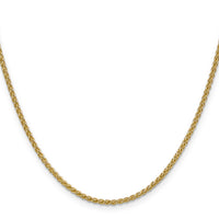 14k 2.1mm Spiga Chain