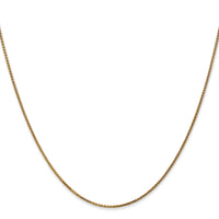 14k 1.05mm D/C Spiga with Spring Ring Clasp Chain