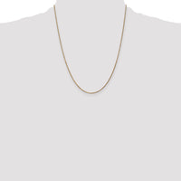 14k 1.05mm D/C Spiga with Spring Ring Clasp Chain