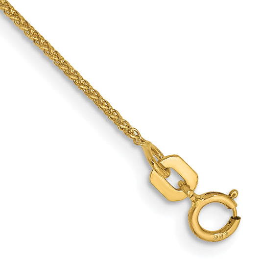 14k 1.05mm D/C Spiga with Spring Ring Clasp Chain