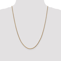 14k 2.1mm D/C Spiga Chain
