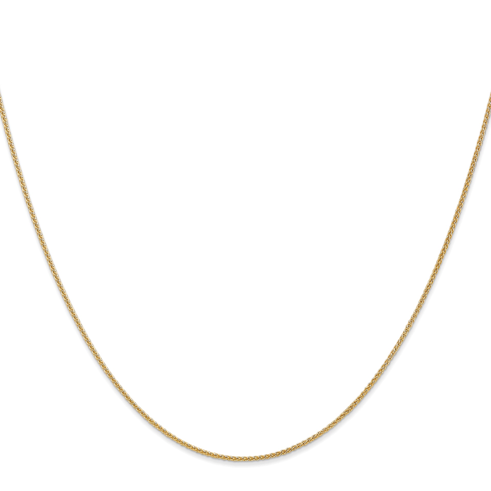 14k 1.05mm Spiga with Lobster Clasp Chain