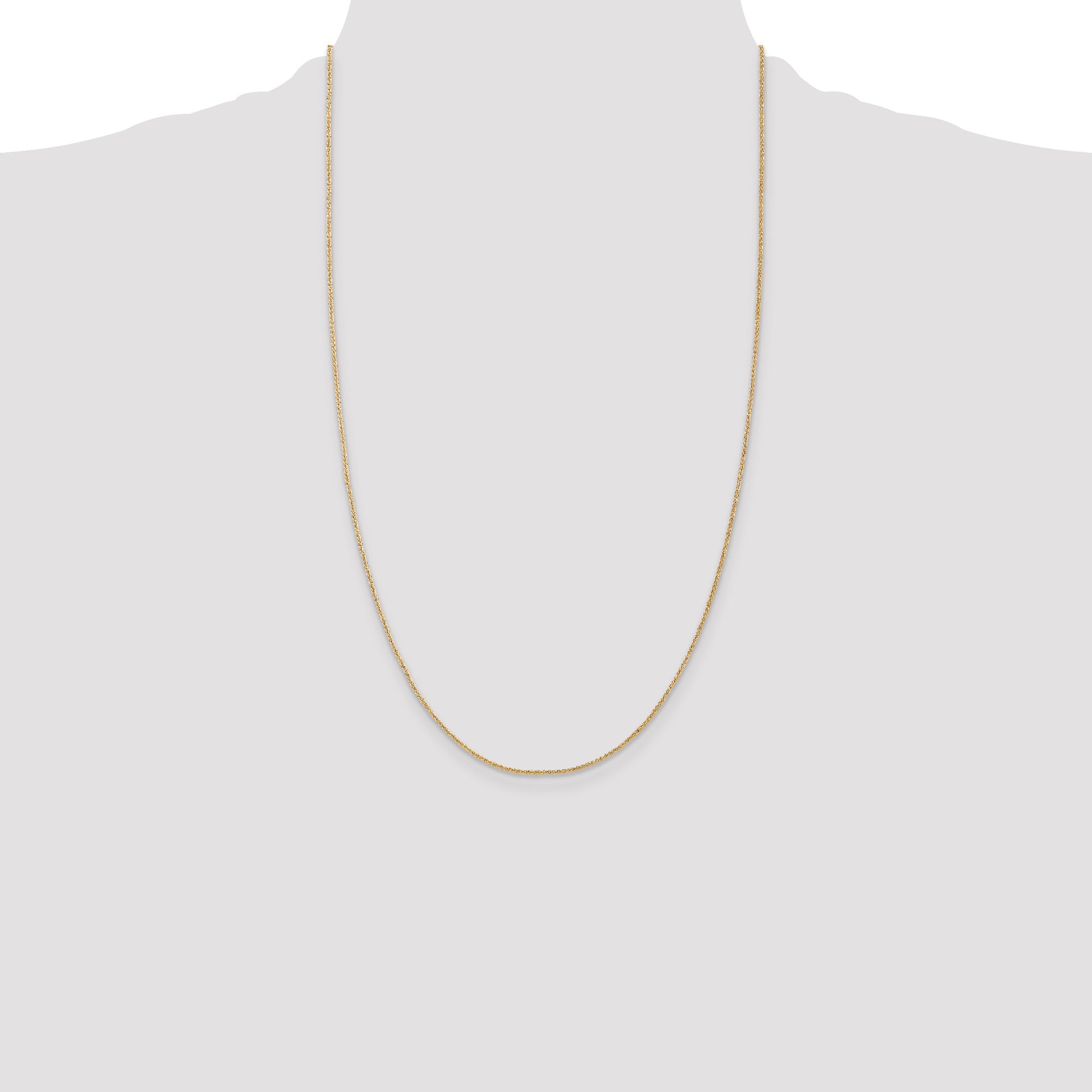 14k 1.05mm Spiga with Lobster Clasp Chain