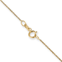 14k .75mm Round Open Link Cable Chain