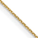 14k .6mm D/C Round Open Link Cable Chain