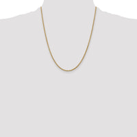 14k 2.2mm Forzantine Cable Chain