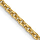14k 2.2mm Forzantine Cable Chain