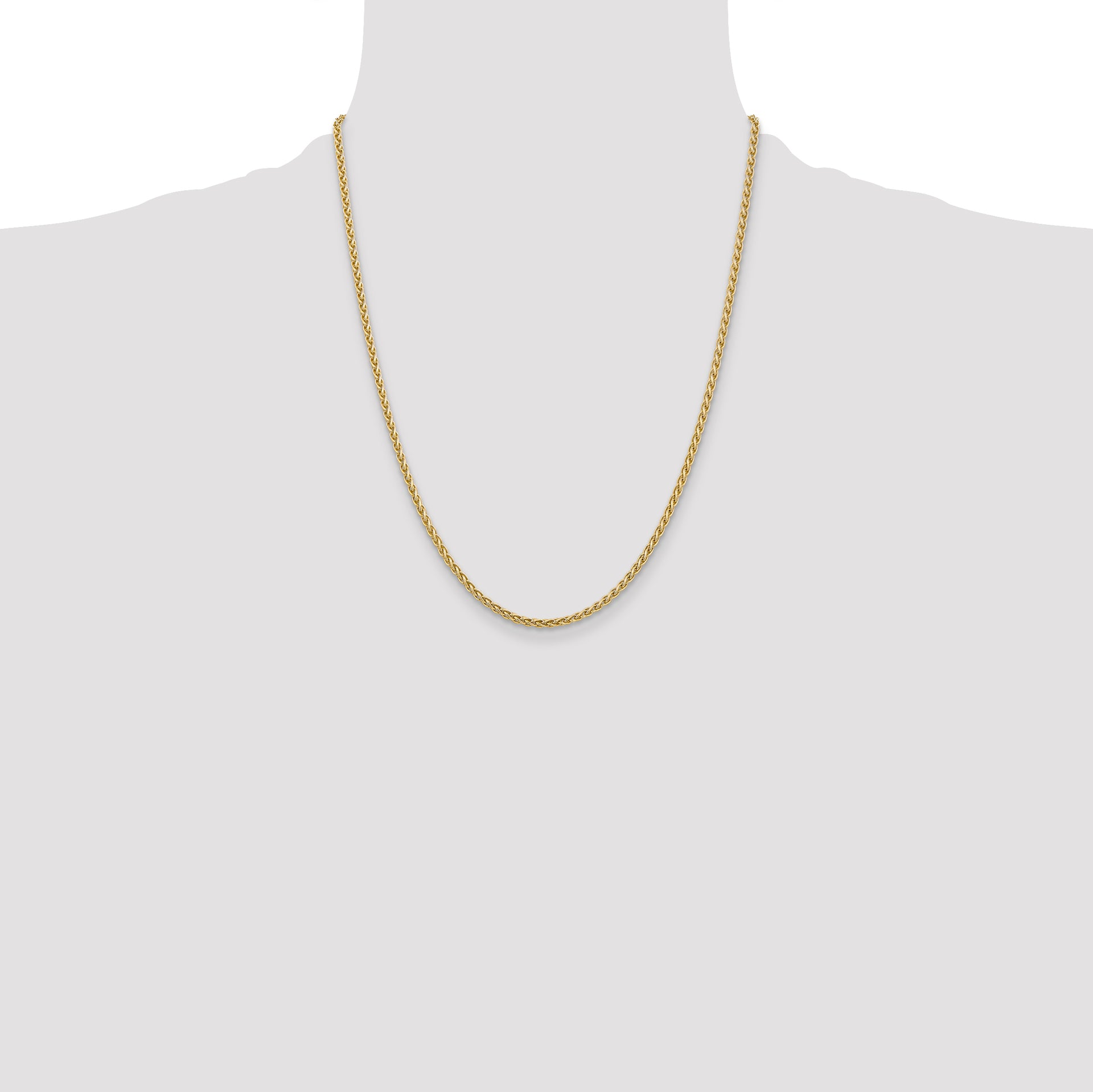 14k 2.5mm Spiga Chain