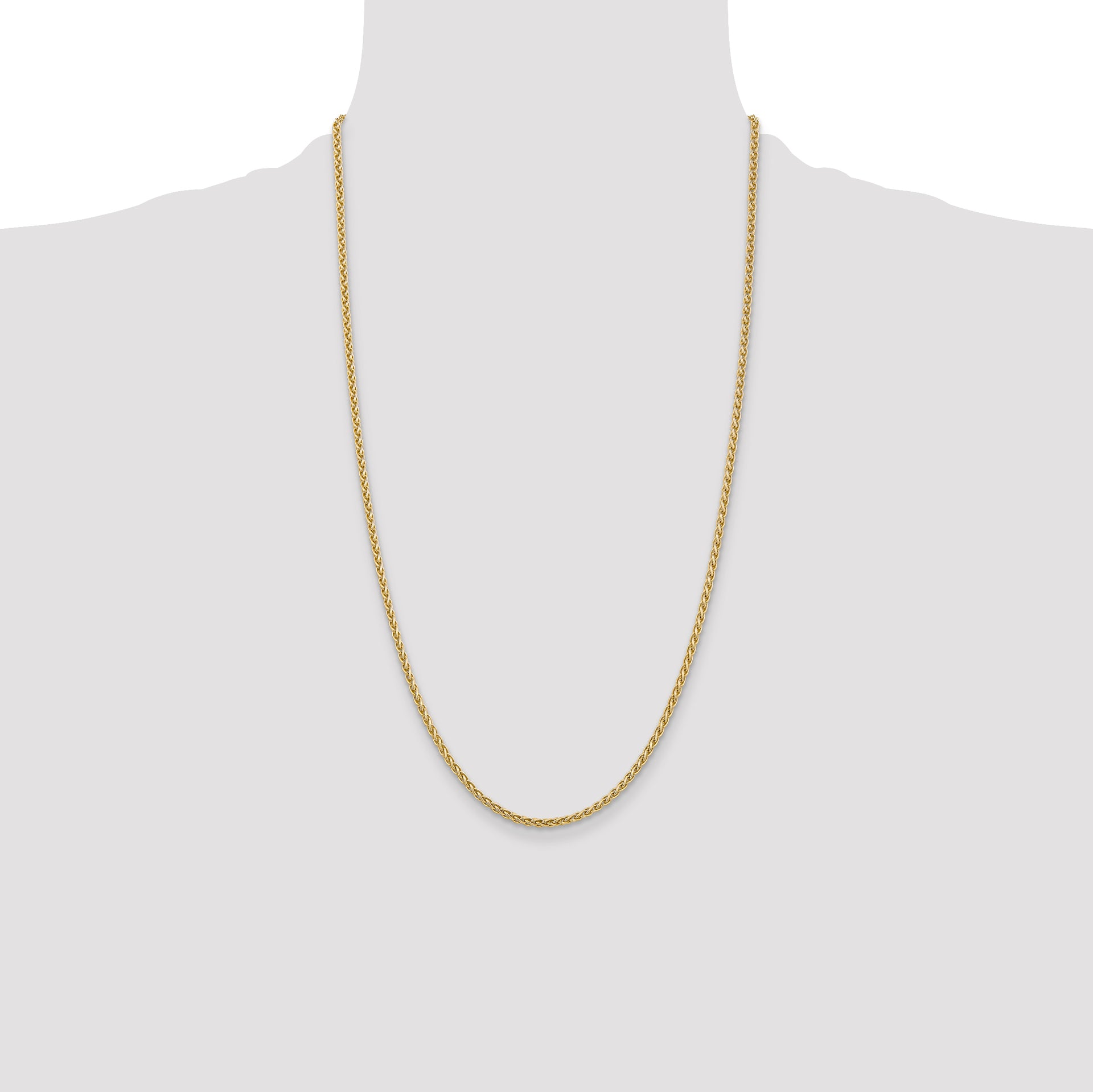 14k 2.5mm Spiga Chain