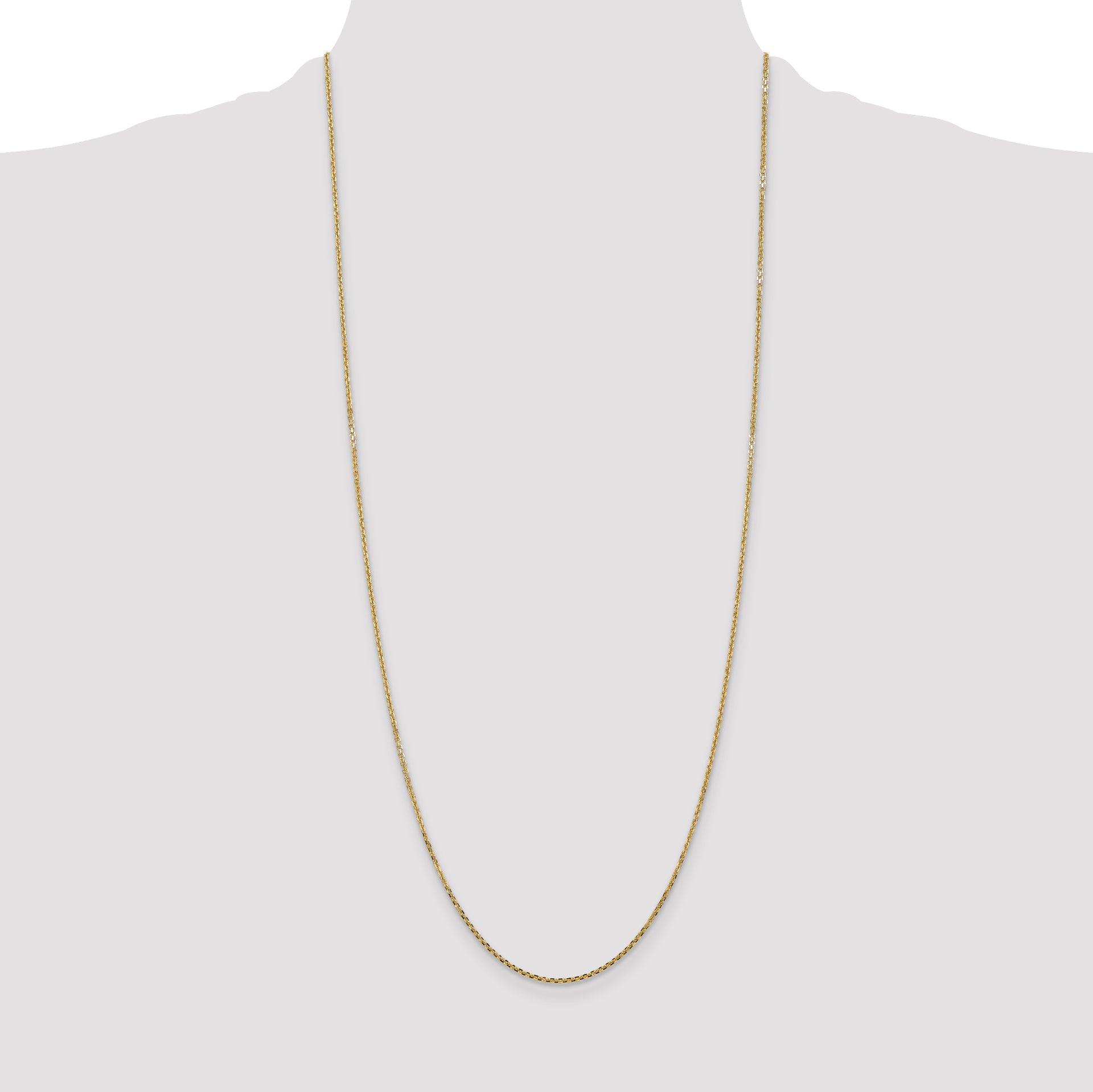 14k 1.45mm D/C Cable Chain
