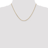 14k 1.65mm D/C Cable Chain