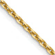 14k 1.65mm D/C Cable Chain