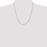 14k White Gold .95mm D/C Cable Chain