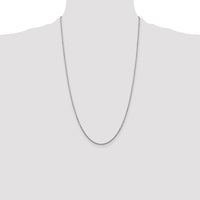 14k White Gold 1.45mm D/C Cable Chain