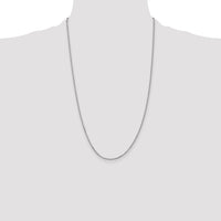 14k White Gold 1.65mm D/C Cable Chain