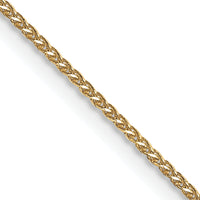 14k .85mm D/C Spiga with Lobster Clasp Chain