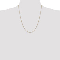 14k .85mm D/C Spiga with Lobster Clasp Chain