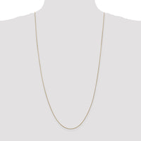 14k .85mm D/C Spiga with Lobster Clasp Chain