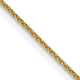 14k .85mm D/C Spiga with Spring Ring Clasp Chain