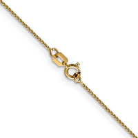 14k .85mm D/C Spiga with Spring Ring Clasp Chain