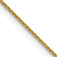 14k .85mm D/C Spiga with Spring Ring Clasp Chain