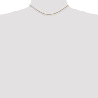 14k 1.05mm D/C Spiga with Lobster Clasp Chain