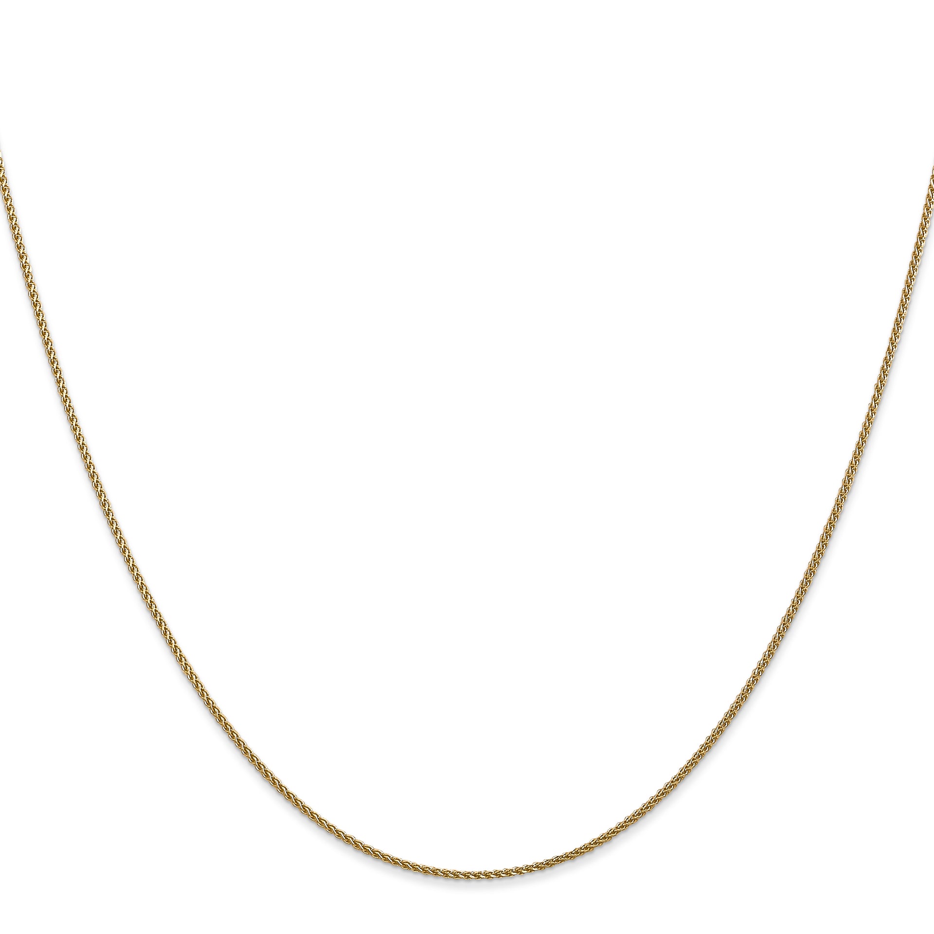 14k 1.05mm D/C Spiga with Lobster Clasp Chain