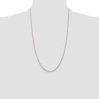 14k 1.05mm D/C Spiga with Lobster Clasp Chain