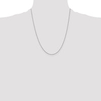 14k WG 1mm Singapore Chain