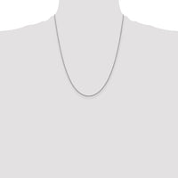 14k WG 1.1mm Baby Rope Chain