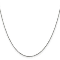 14k WG 1.1mm Baby Rope Chain