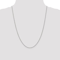 14k WG 1.1mm Baby Rope Chain
