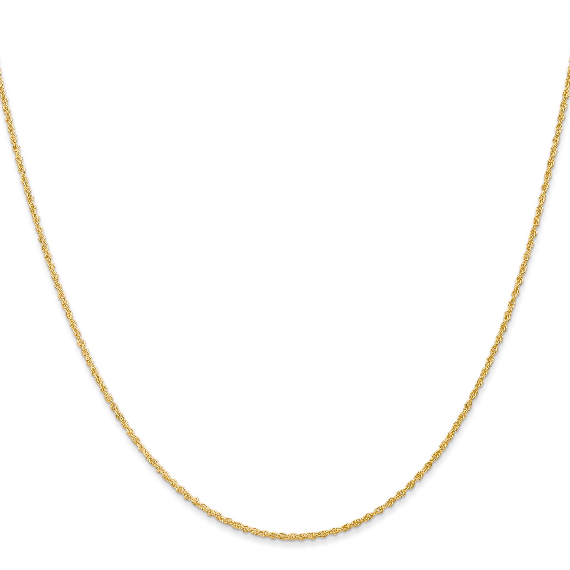 14k 1.1mm Baby Rope Chain