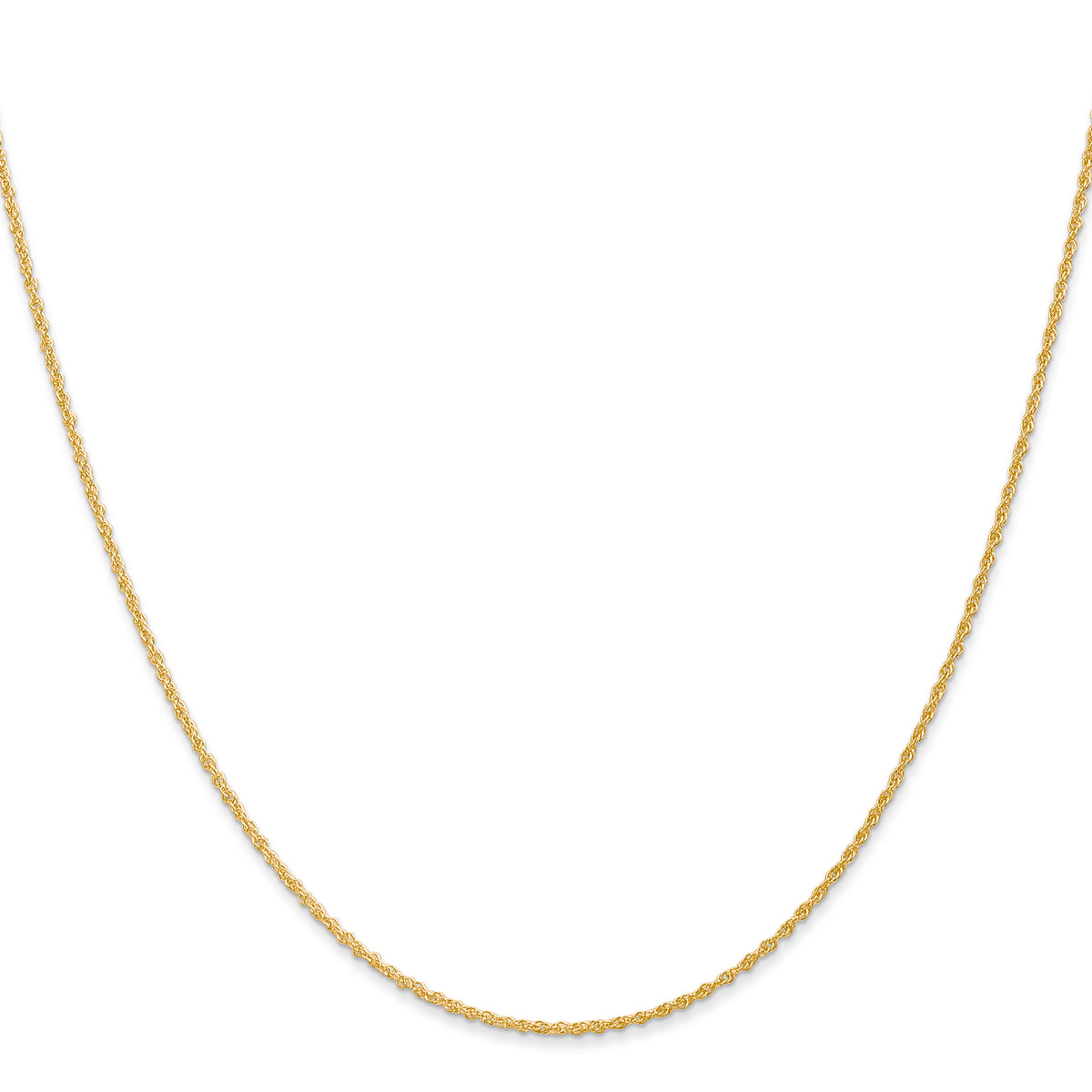14k 1.1mm Baby Rope Chain